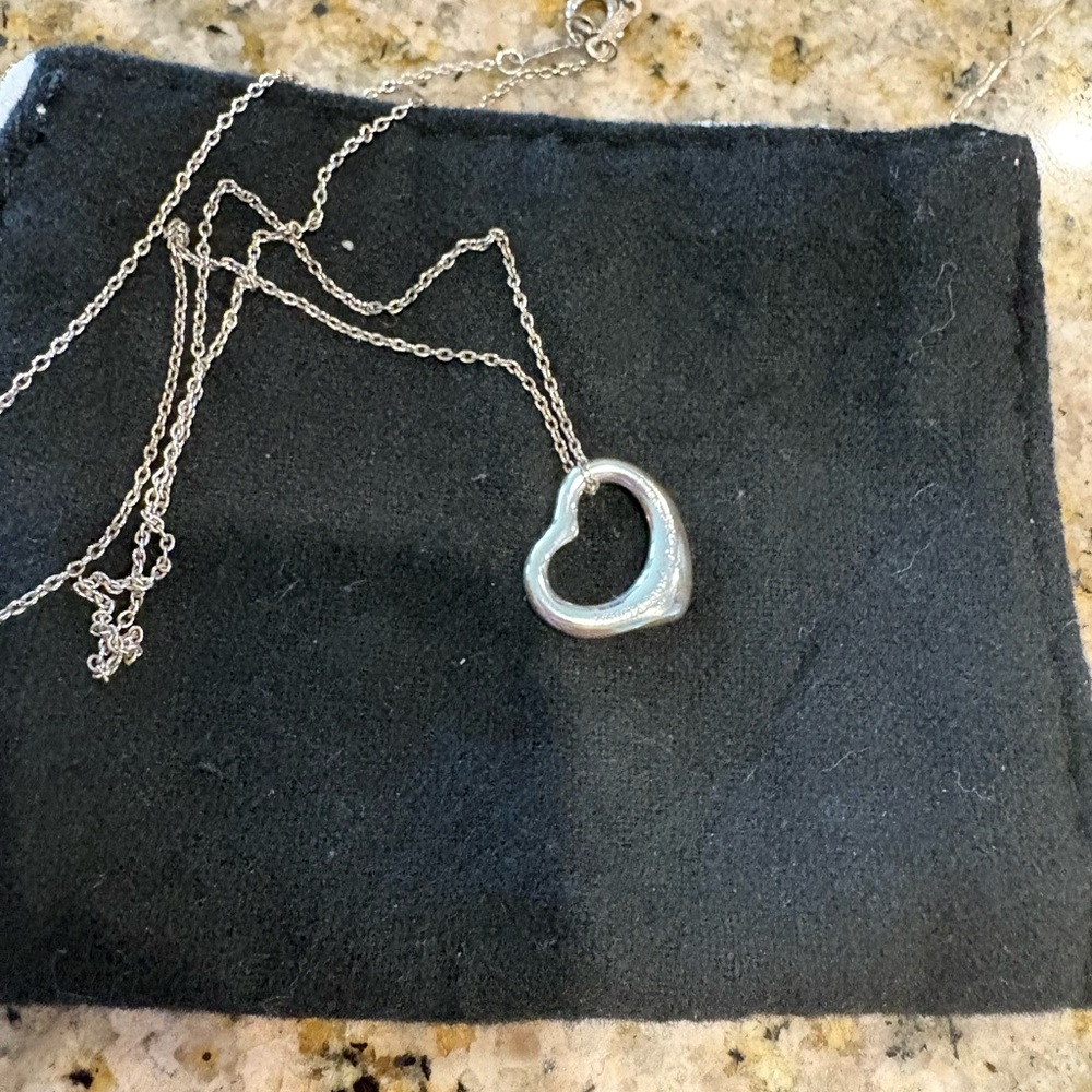 Tiffany & Co. Silver Heart Necklace